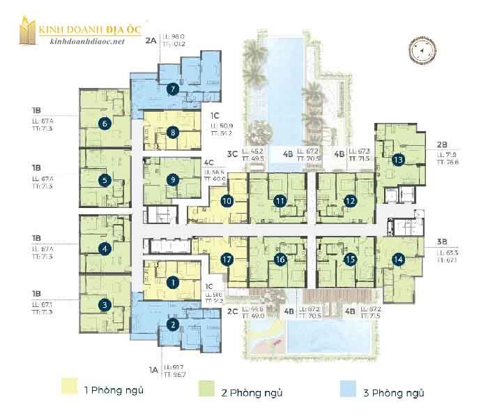 mặt bằng căn hộ precia quận 2 tầng 5-7-8-10-11-13-14-16-17-19-20