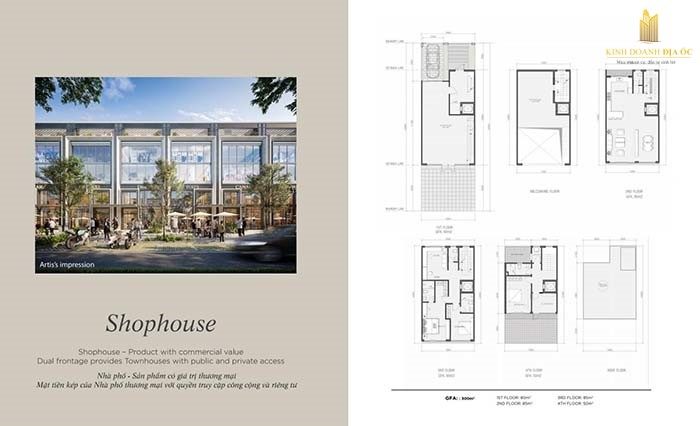 thiết kế Shophouse Angel Island